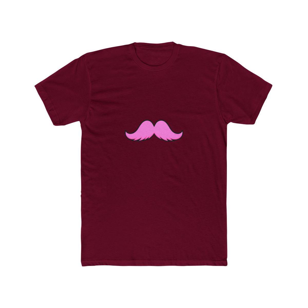 The Pink Stache T-Shirt - alternate angle 2, merchandise