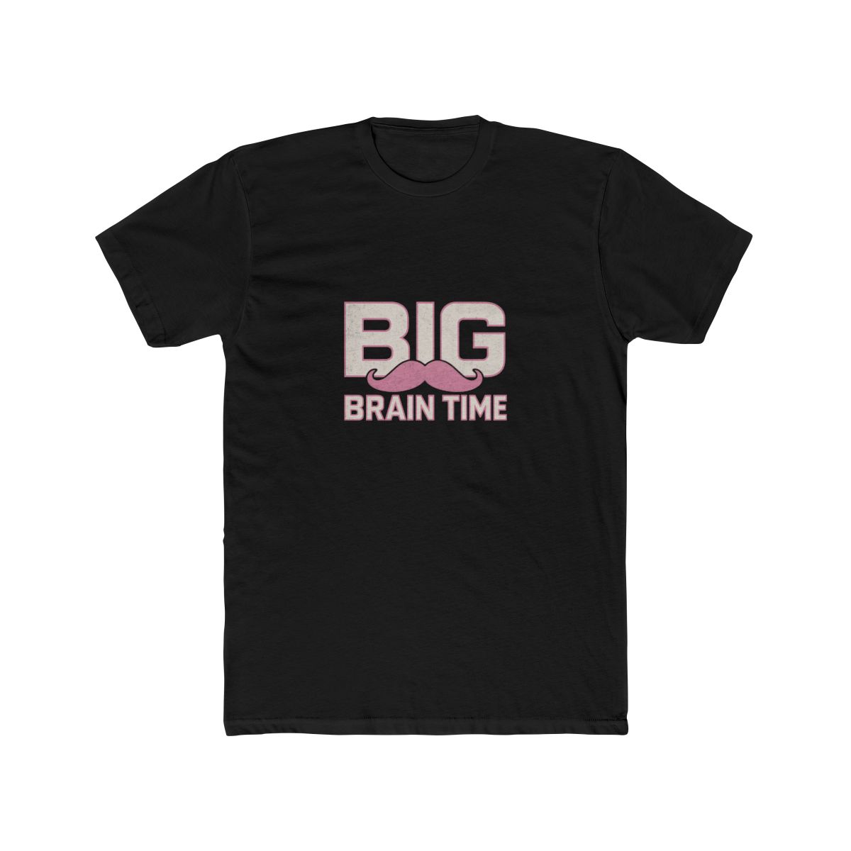 Markiplier Big Brain Time Pink Mustache T-Shirt