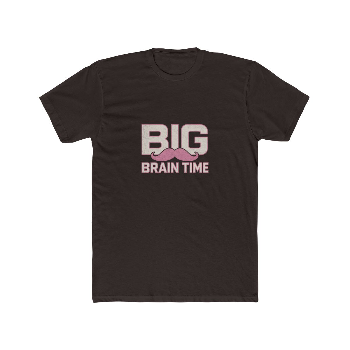 Markiplier Big Brain Time Pink Mustache T-Shirt - alternate angle 5, merchandise