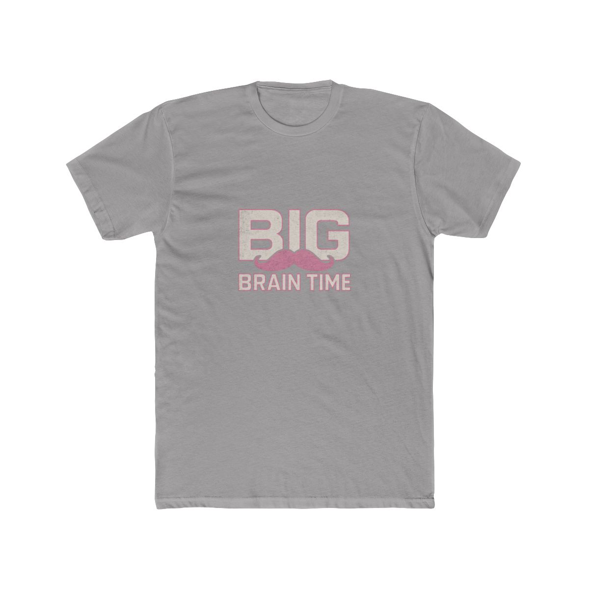 Markiplier Big Brain Time Pink Mustache T-Shirt - Official T-Shirts merchandise