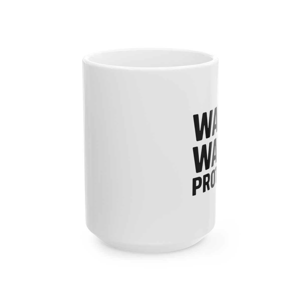 Wakey Wakey Protocol | Funny Coffee Mug, Morning Humor Cup, Caffeine Gift - alternate angle 2, merchandise