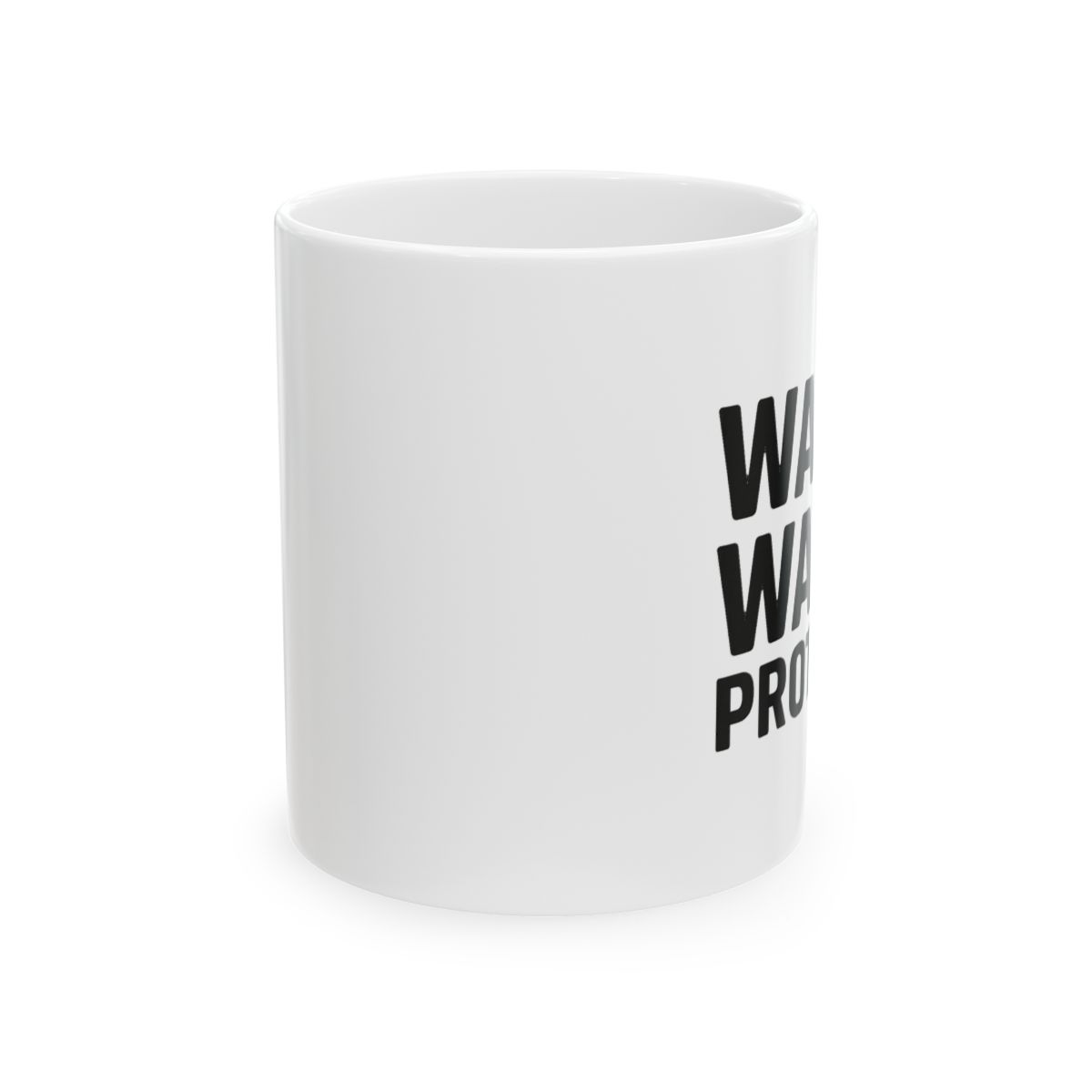 Wakey Wakey Protocol | Funny Coffee Mug, Morning Humor Cup, Caffeine Gift - alternate angle 1, merchandise