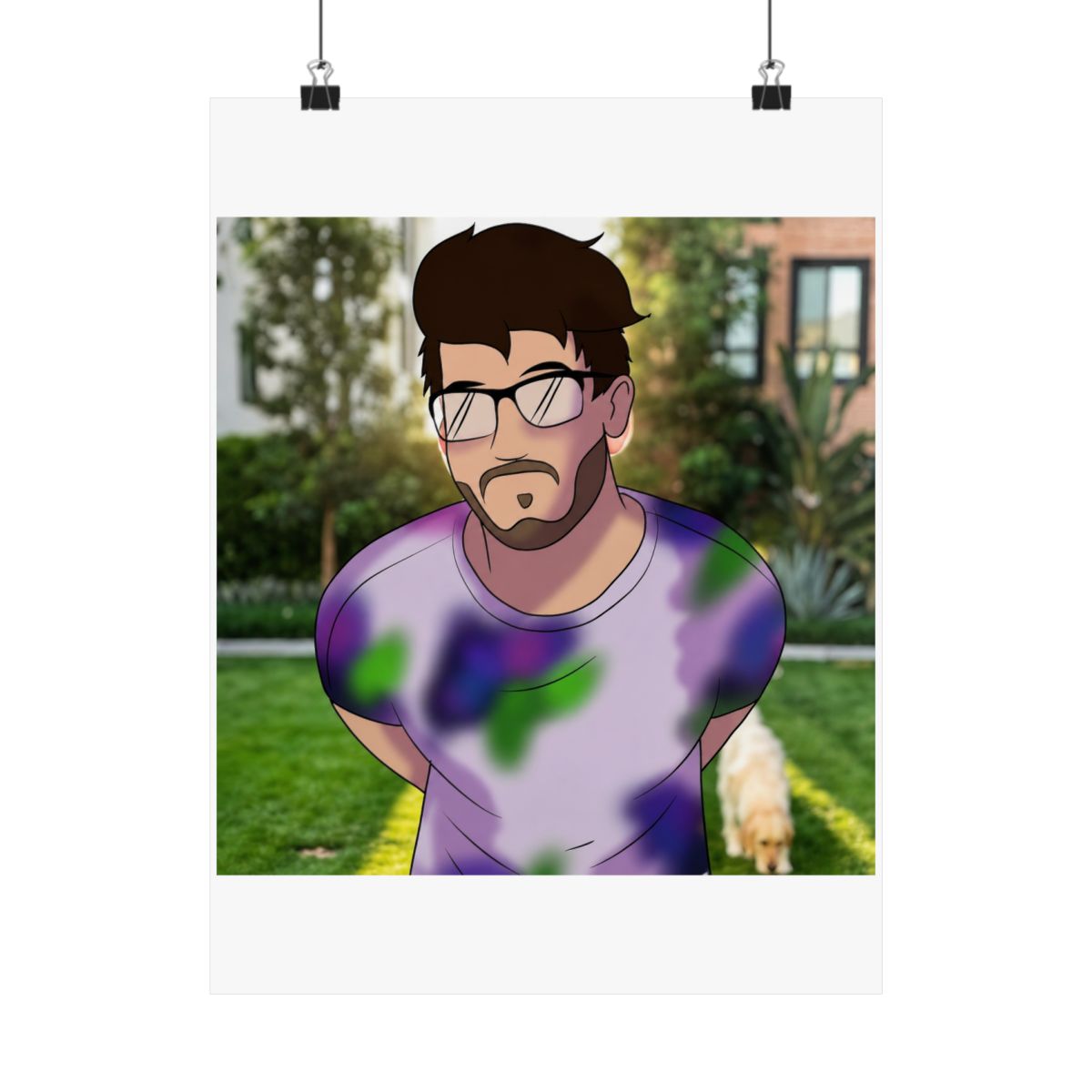 Markiplier Selfie All Over Print - alternate angle 2, merchandise