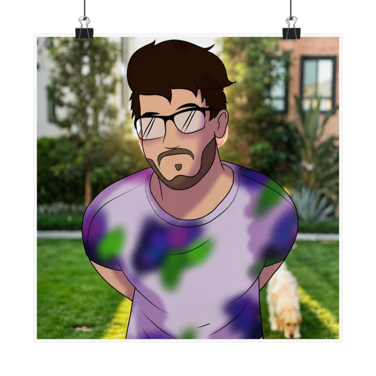 Markiplier Selfie All Over Print - alternate angle 4, merchandise