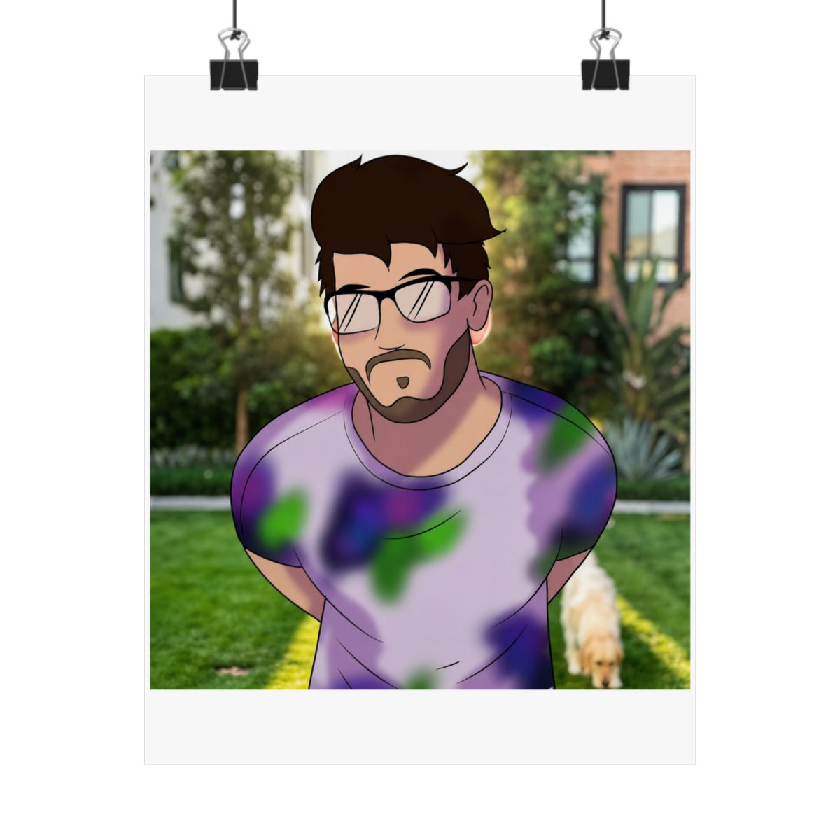Markiplier Selfie All Over Print - alternate angle 5, merchandise