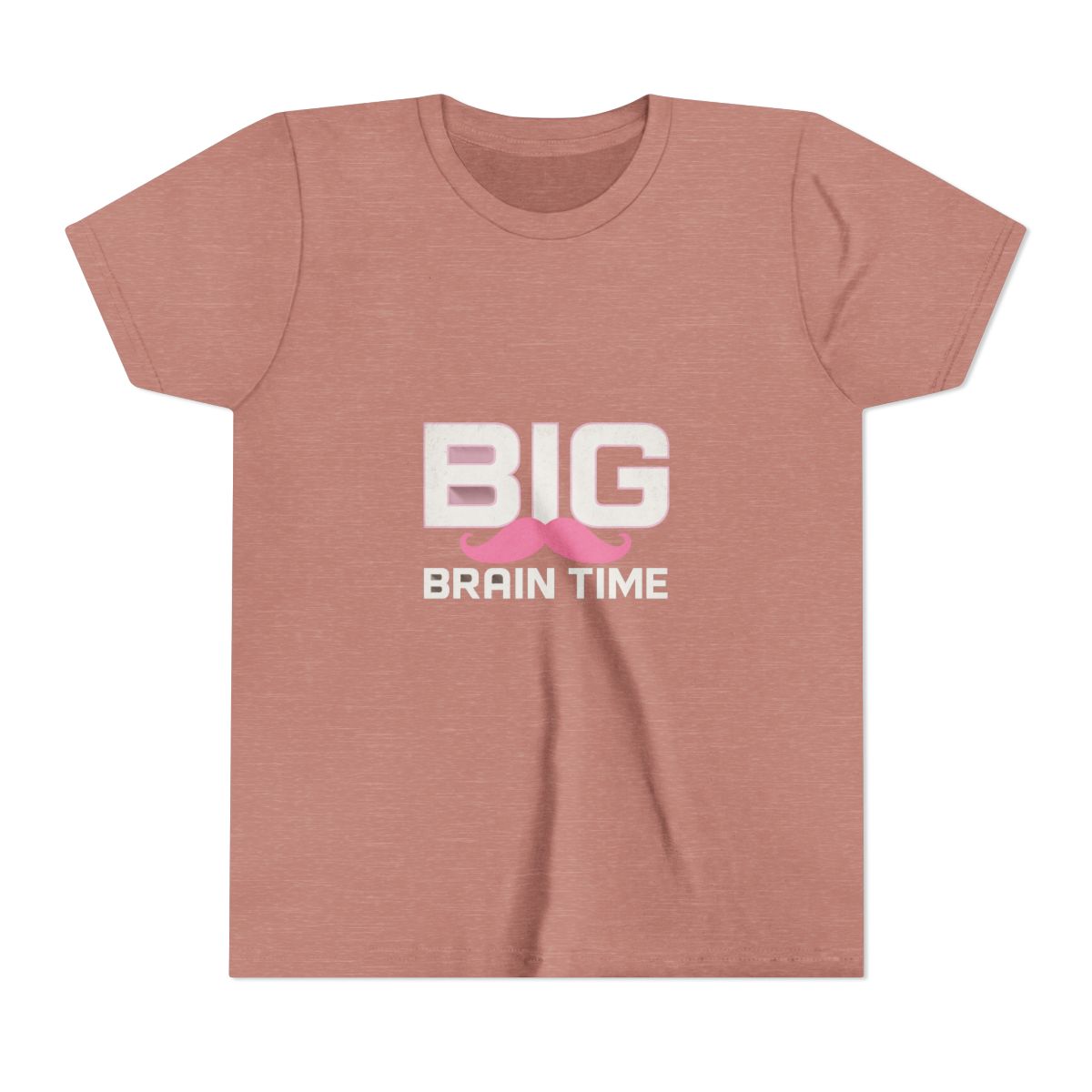 Markiplier Big Brain Time Pink Mustache Kids T-Shirt - Official T-Shirts merchandise