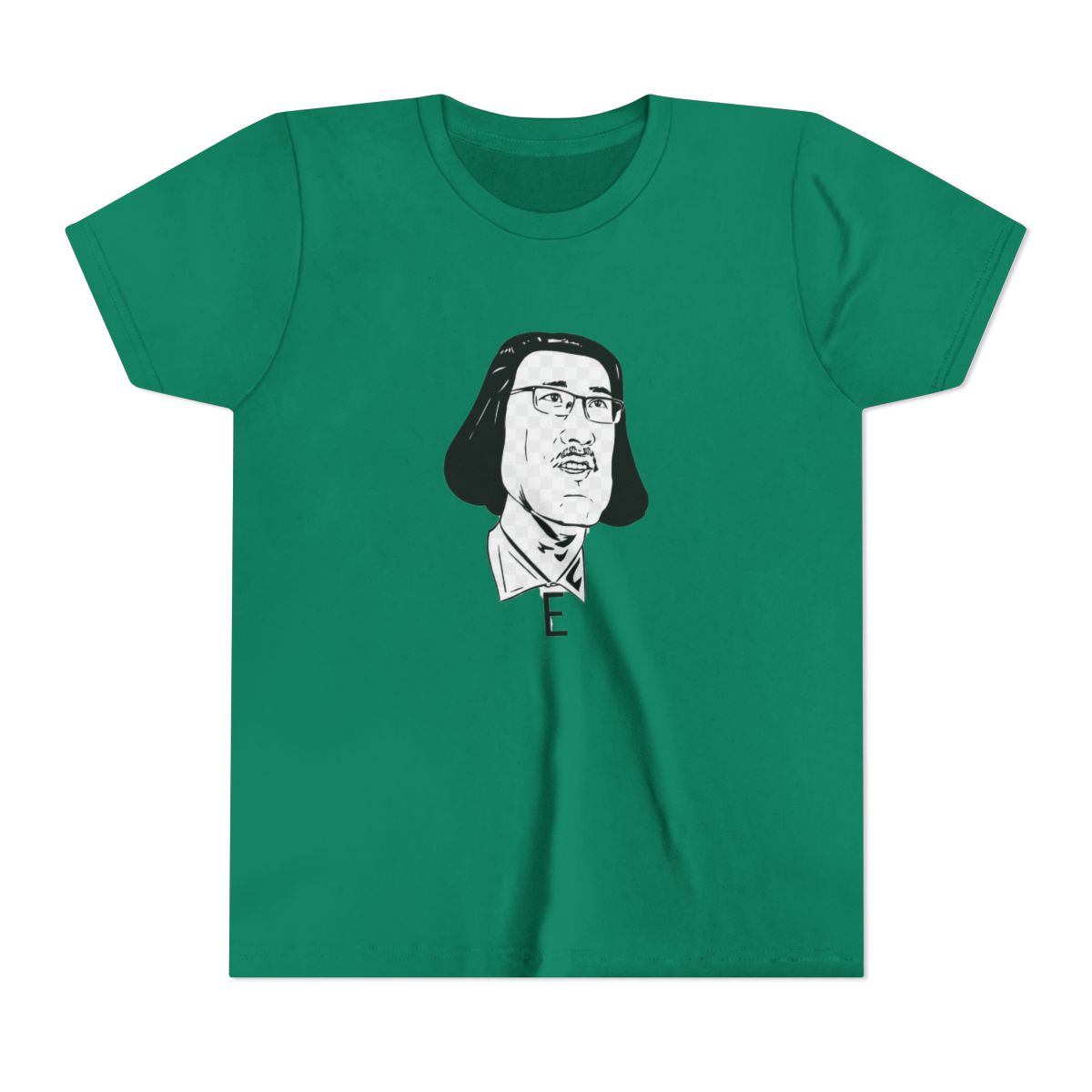 Markiplier E Classic Kids T Shirt - alternate angle 3, merchandise