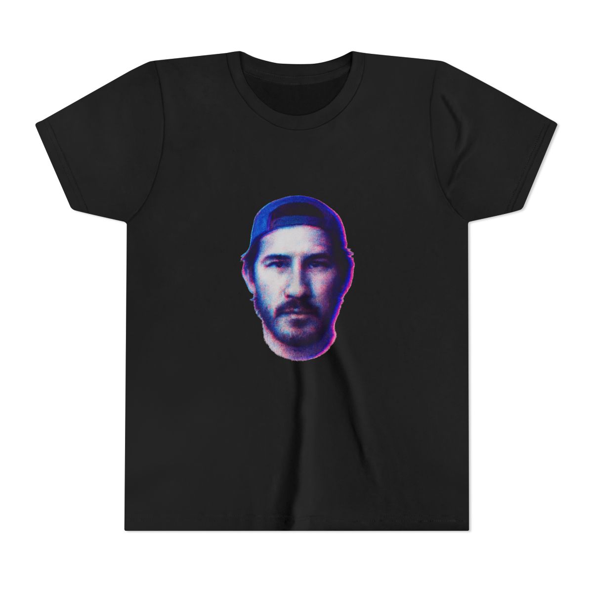 Markiplier Glitch Portrait Kids T-Shirt - alternate angle 3, merchandise