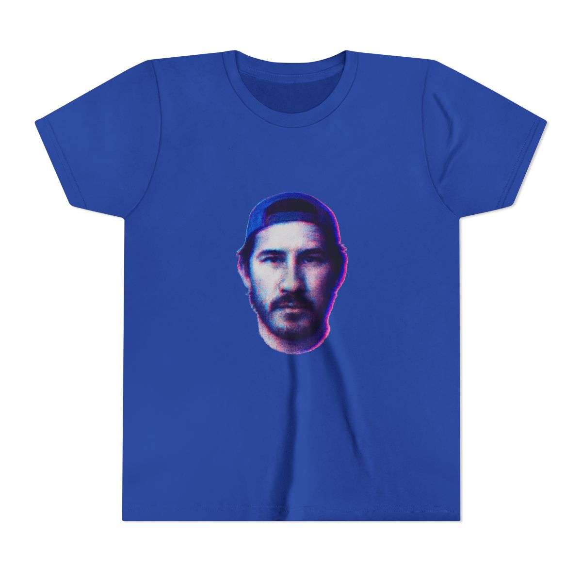 Markiplier Glitch Portrait Kids T-Shirt - alternate angle 2, merchandise