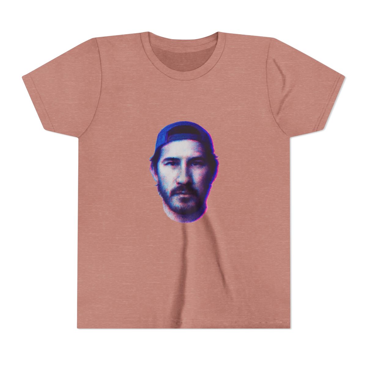 Markiplier Glitch Portrait Kids T-Shirt - alternate angle 2, merchandise