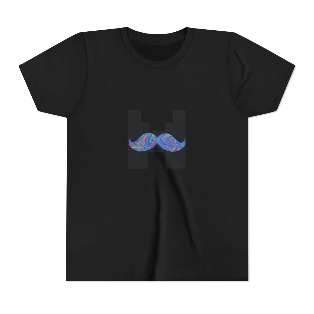 Markiplier Trippy Logo Psychedelic Kids T-Shirt - alternate angle 2, merchandise