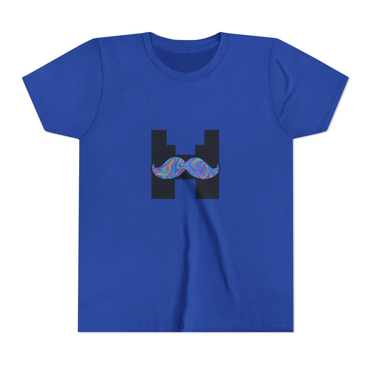 Markiplier Trippy Logo Psychedelic Kids T-Shirt - alternate angle 4, merchandise