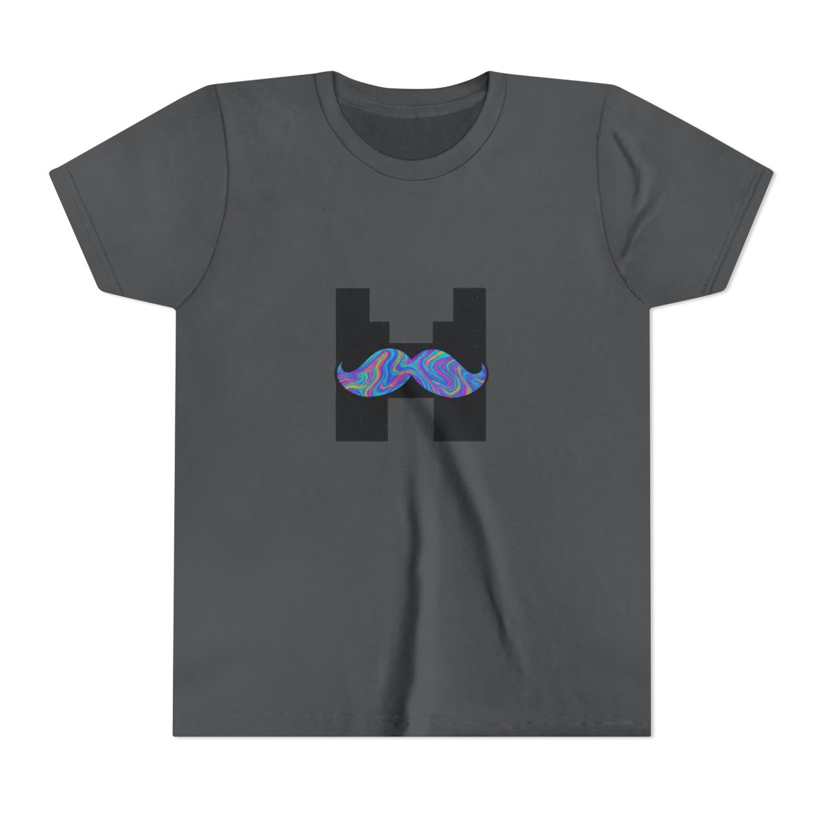 Markiplier Trippy Logo Psychedelic Kids T-Shirt - alternate angle 5, merchandise