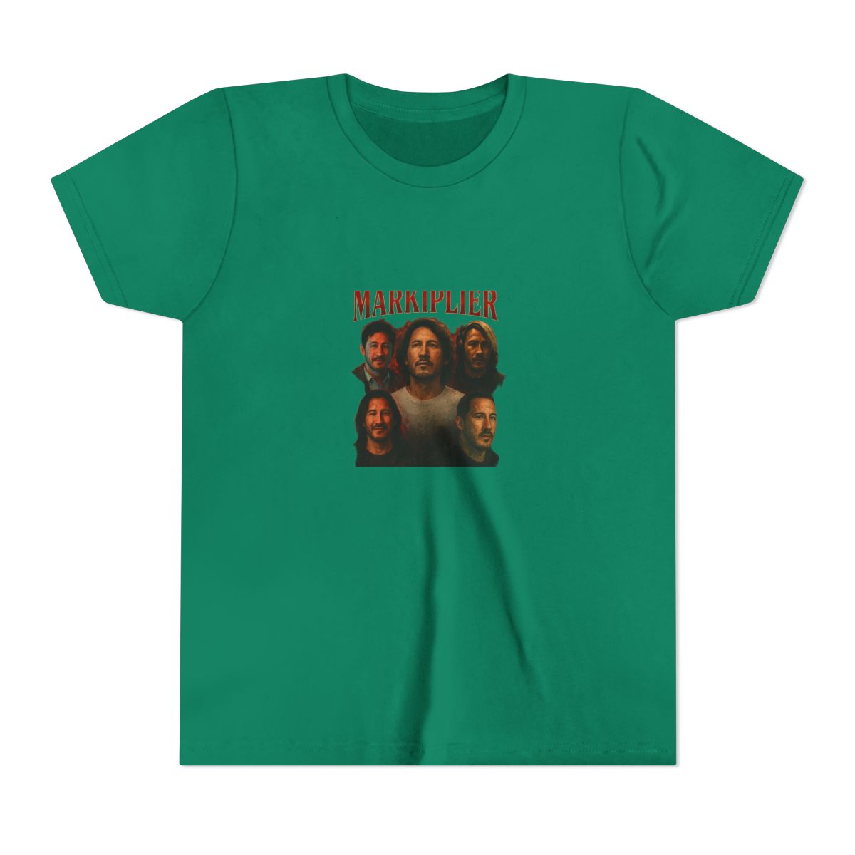 Markiplier Vintage Retro Graphic Kids T Shirt - YouTube Gaming Fan Gift - alternate angle 3, merchandise