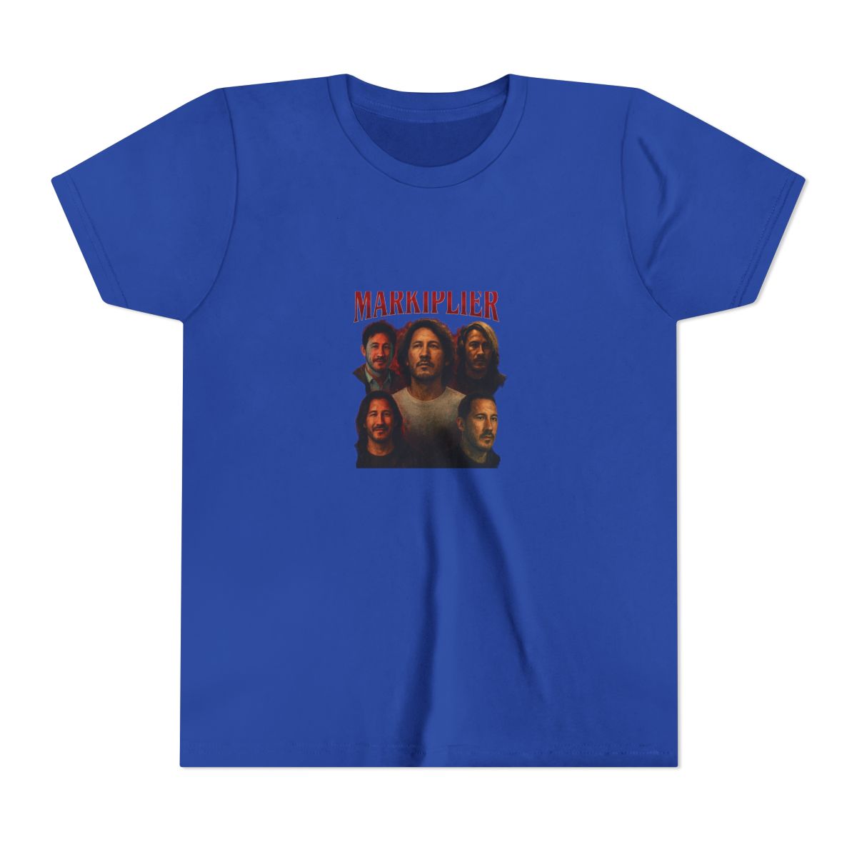 Markiplier Vintage Retro Graphic Kids T Shirt - YouTube Gaming Fan Gift - alternate angle 4, merchandise
