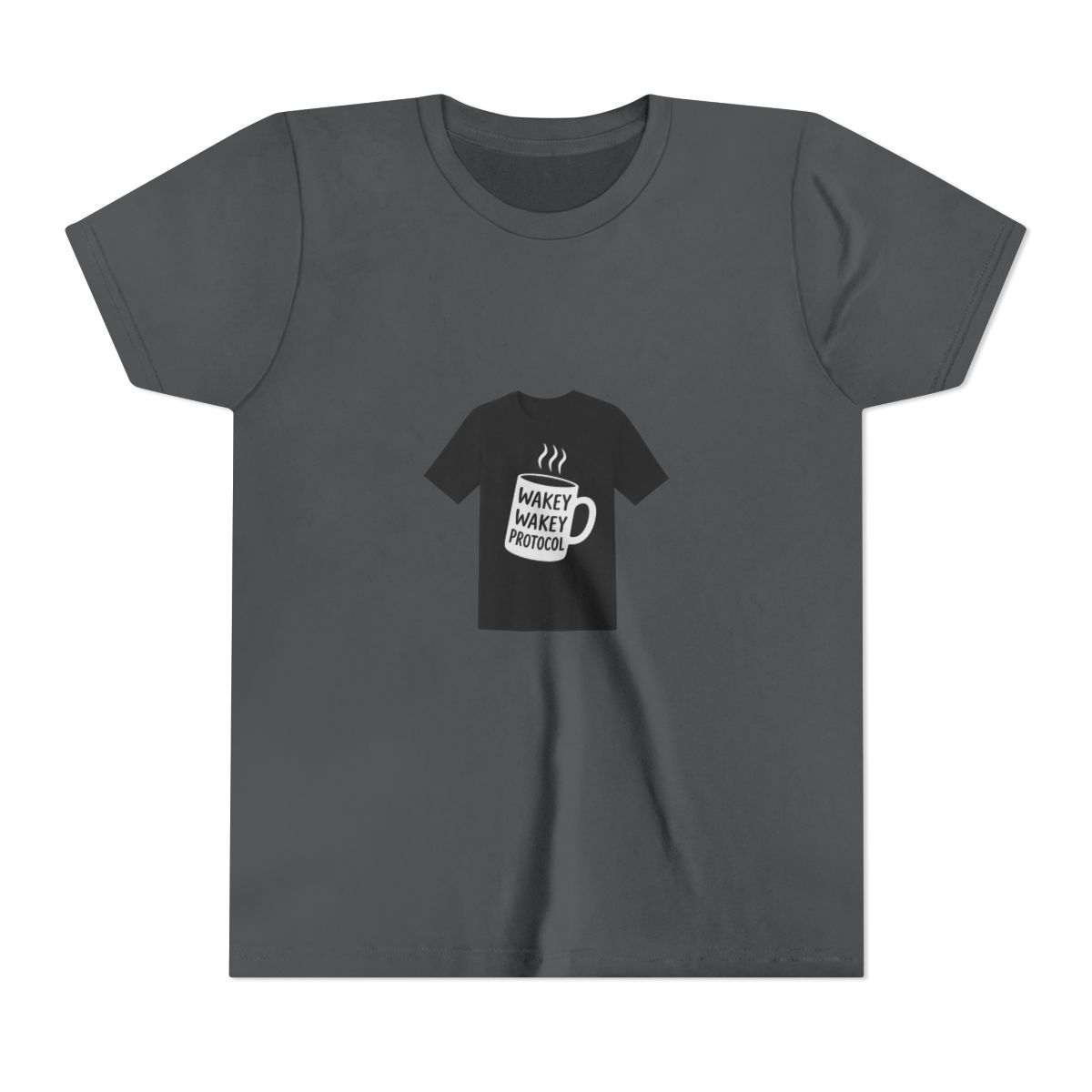 Markiplier Wakey Wakey Protocol Space Kids T-Shirt - alternate angle 5, merchandise