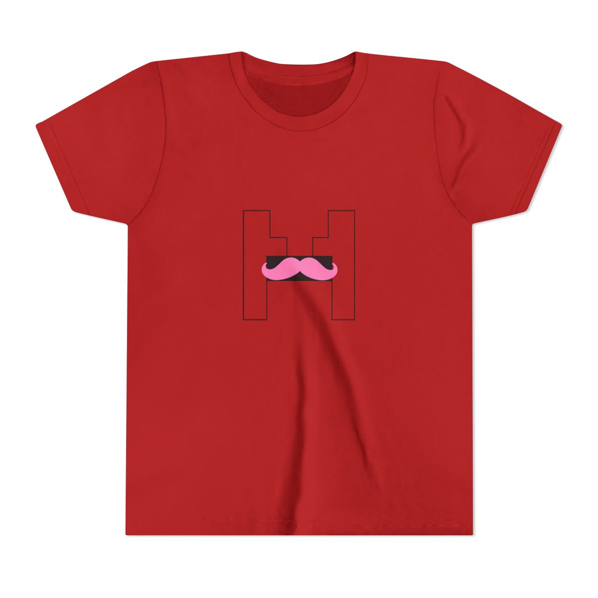 Markiplier Warfstache Iconic Logo Kids T-Shirt - alternate angle 5, merchandise