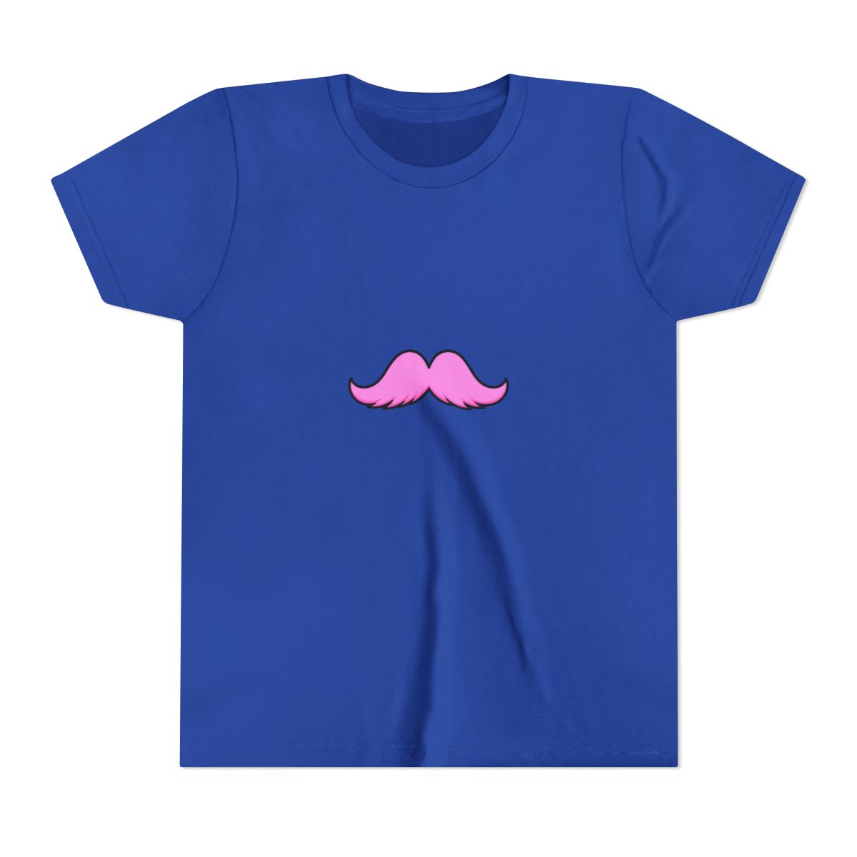 The Pink Stache Kids T-Shirt - alternate angle 4, merchandise